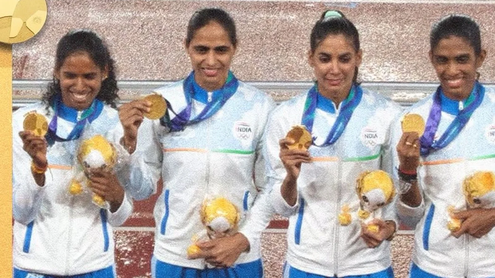 എട്ട് വർഷത്തെ കാത്തിരിപ്പിന് വിരാമം; വനിതാ 4x400 റിലേയിൽ ഇന്ത്യക്ക് സ്വർണം, ഏഷ്യൻ ഗെയിംസിൽ ആദ്യ അത്ലറ്റിക്സ് മെഡൽ
