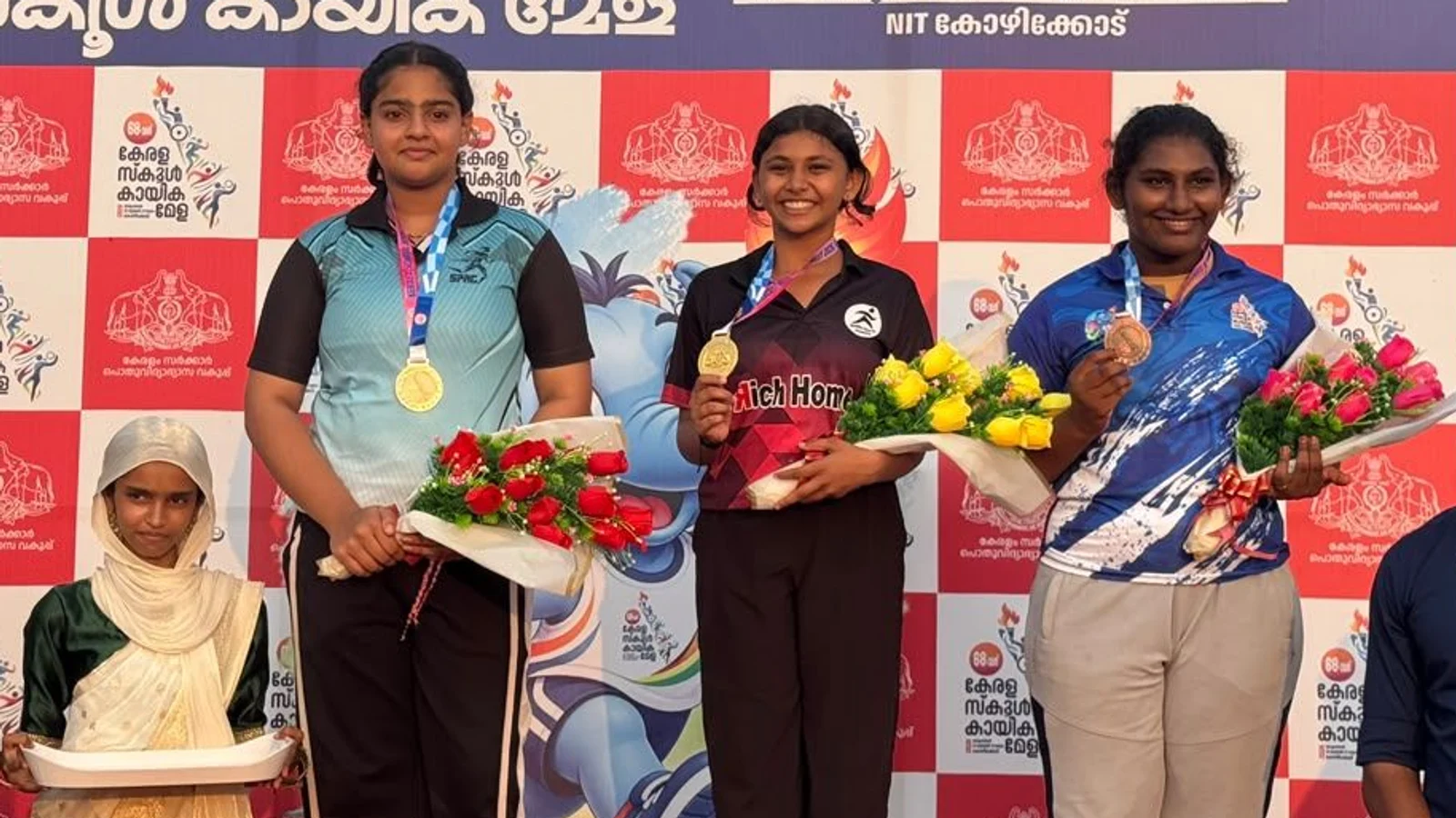 ലോങ്ങ് ജംപിൽ നാട്ടികയുടെ അശ്വതി; ജാവലിനിൽ ഇടുക്കിക്ക് സ്വർണം
